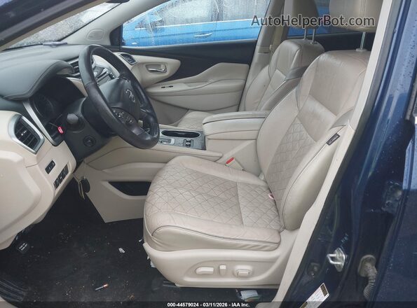 5N1AZ2MS7KN101720 2019 NISSAN MURANO Blue წინა სალონის ხედი