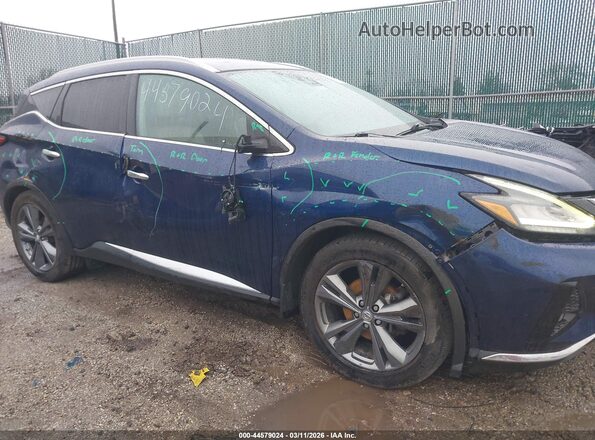 5N1AZ2MS7KN101720 2019 NISSAN MURANO Blue წინა ხედი