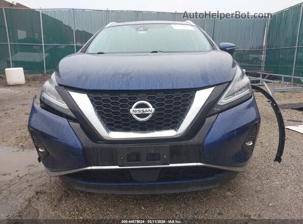 5N1AZ2MS7KN101720 2019 NISSAN MURANO Blue ხელსაწყოთა პანელის ხედი