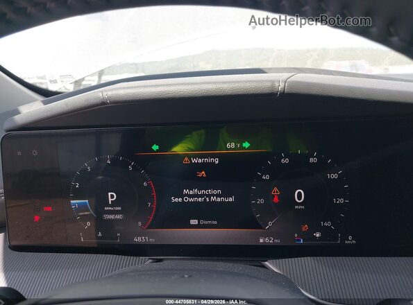 5N1AZ3BS4SC139670 2025 NISSAN MURANO Black Vista de los asientos traseros