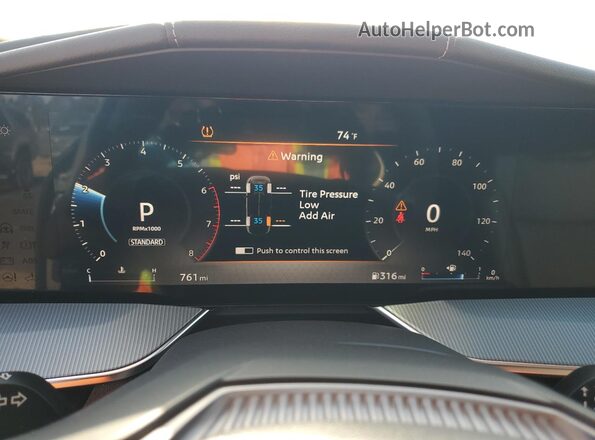 5N1AZ3CS7SC118097 2025 NISSAN MURANO Gray Instrument cluster view