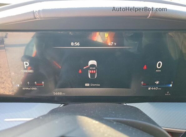 5N1AZ3DT9SC112499 2025 NISSAN MURANO White Vista del cuadro de instrumentos