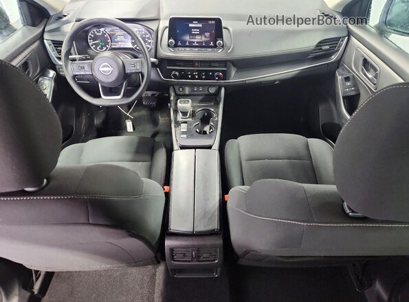 5N1BT3AA0RC718874 2024 NISSAN ROGUE Black Widok deski rozdzielczej