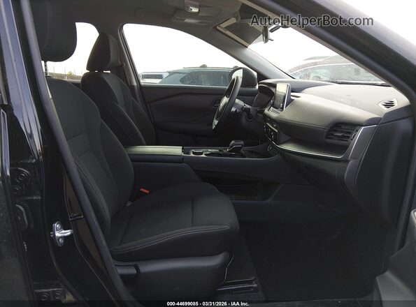 5N1BT3AB1SC767158 2025 NISSAN ROGUE Black Вид салону спереду