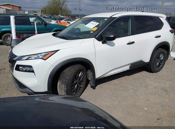 5N1BT3AB3PC689554 2023 NISSAN ROGUE White Առջևի ձախ երեք քառորդ տեսարան