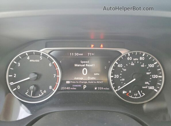 5N1BT3BA2SC815322 2025 NISSAN ROGUE Черный Вид щитка приборов