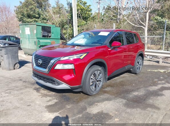 5N1BT3BAXPC773201 2023 NISSAN ROGUE Red Vista tres cuartos delantera izquierda