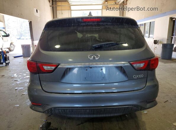 5N1DL0MM0HC523028 2017 INFINITI QX60 Gray Вид ззаду