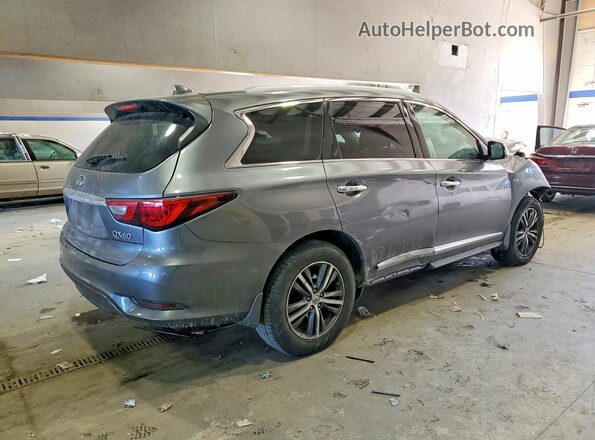 5N1DL0MM0HC523028 2017 INFINITI QX60 Gray Задня права чверть