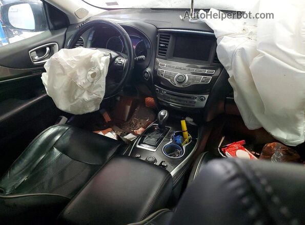 5N1DL0MM0HC523028 2017 INFINITI QX60 Gray Вид панелі приладів