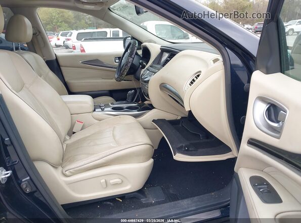 5N1DL0MM0HC526690 2017 INFINITI QX60 Blue Вид салону спереду