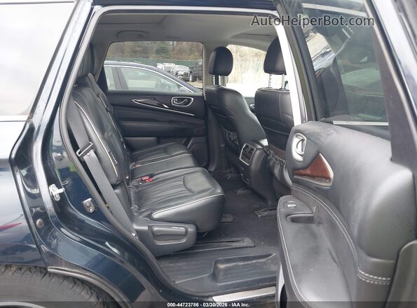 5N1DL0MM0KC527572 2019 INFINITI QX60 Blue Vista de la etiqueta del VIN
