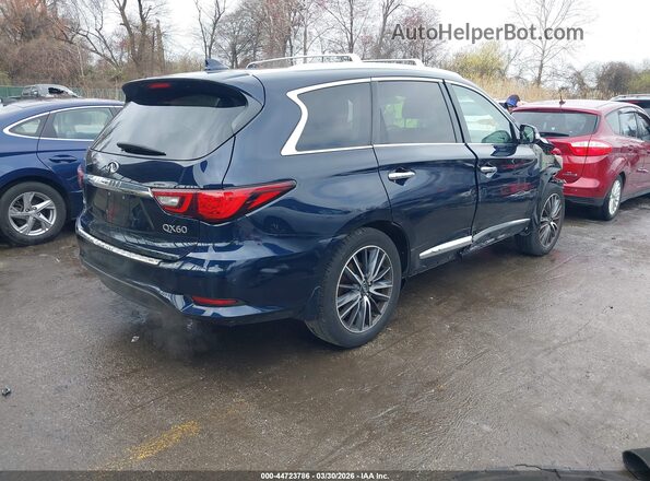 5N1DL0MM0KC527572 2019 INFINITI QX60 Blue Trasero derecho