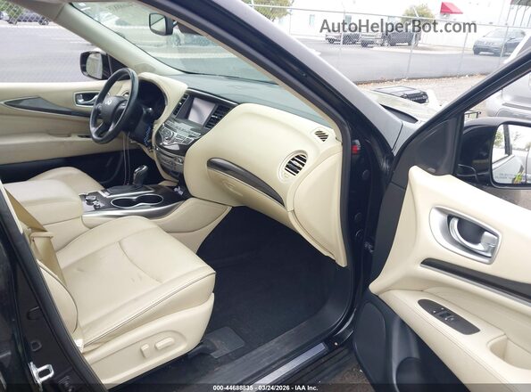 5N1DL0MM0KC561060 2019 INFINITI QX60 Black Вид салону спереду