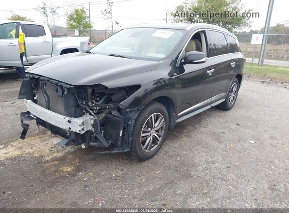 5N1DL0MM0KC561060 2019 INFINITI QX60 Black Передня ліва чверть