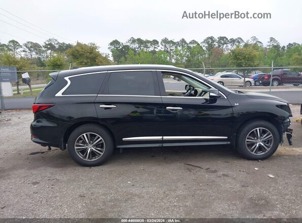 5N1DL0MM0KC561060 2019 INFINITI QX60 Black Вид задньої частини салону