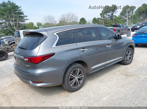 5N1DL0MM1JC523819 2018 INFINITI QX60 Gray Rear right