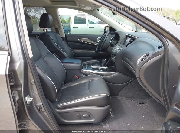 5N1DL0MM1JC523819 2018 INFINITI QX60 Gray Front interior view