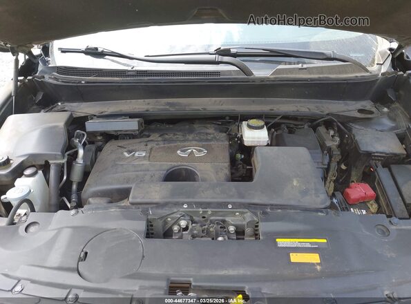 5N1DL0MM1JC523819 2018 INFINITI QX60 Gray Rear view