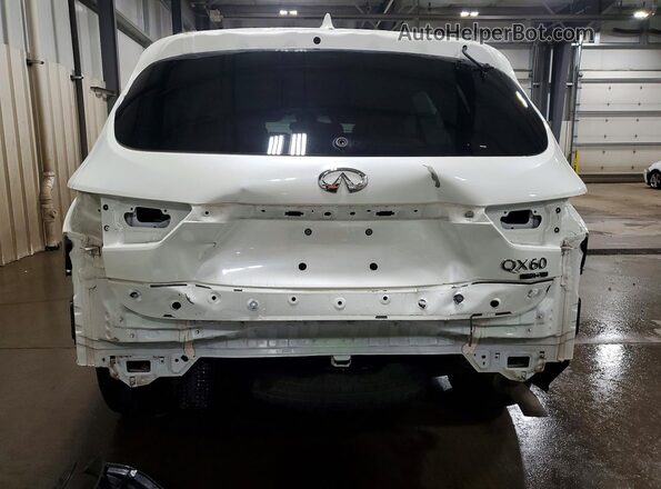 5N1DL0MM1KC501823 2019 INFINITI QX60 White Դիմացի տեսք