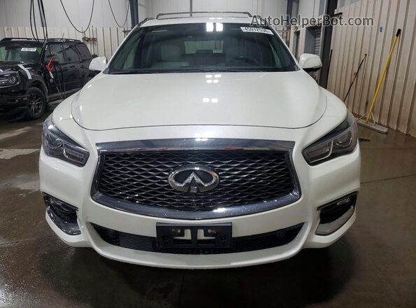 5N1DL0MM1KC501823 2019 INFINITI QX60 White Առջևի աջ
