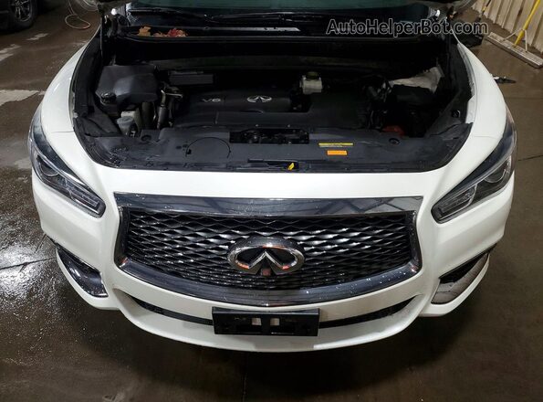 5N1DL0MM1KC501823 2019 INFINITI QX60 White Սալոնի հետևի տեսք