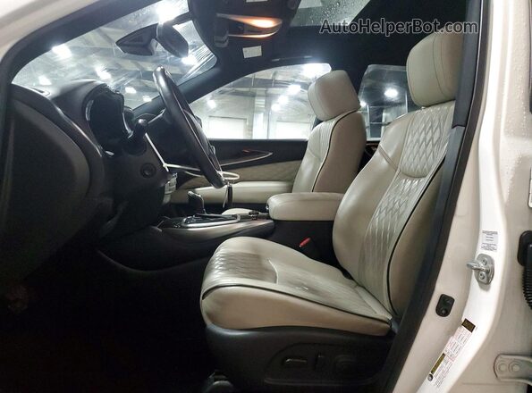 5N1DL0MM1KC501823 2019 INFINITI QX60 White Հետևի տեսք