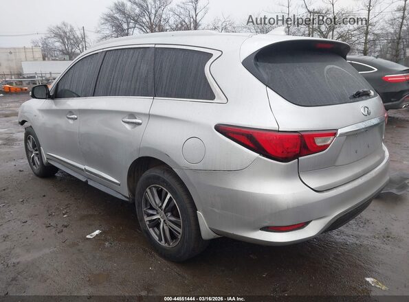 5N1DL0MM1KC531193 2019 INFINITI QX60 Silver Tył lewy