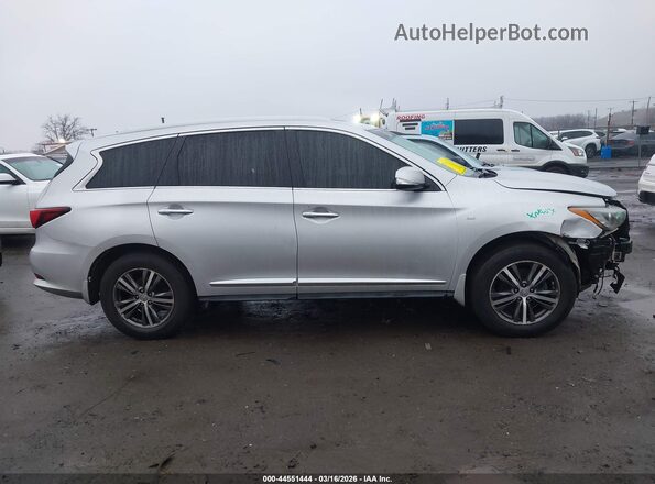 5N1DL0MM1KC531193 2019 INFINITI QX60 Silver Widok wnętrza z tyłu