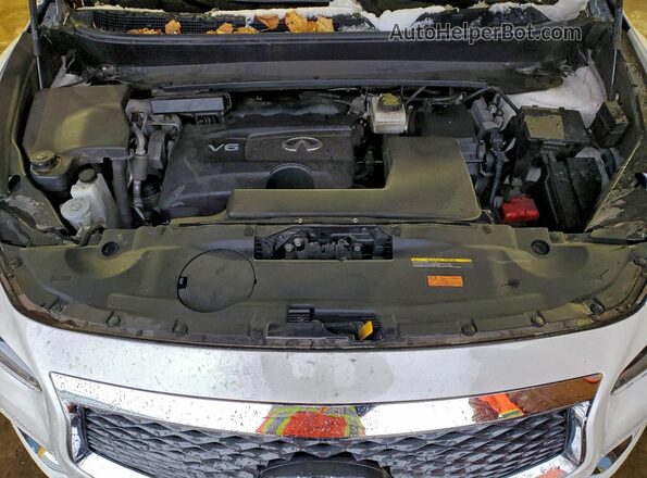 5N1DL0MM1LC508594 2020 INFINITI QX60 White ძრავის განყოფილების ხედი