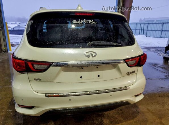 5N1DL0MM1LC508594 2020 INFINITI QX60 White უკანა ხედი
