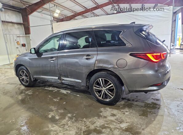 5N1DL0MM2HC545421 2017 INFINITI QX60 Gray Задня ліва чверть