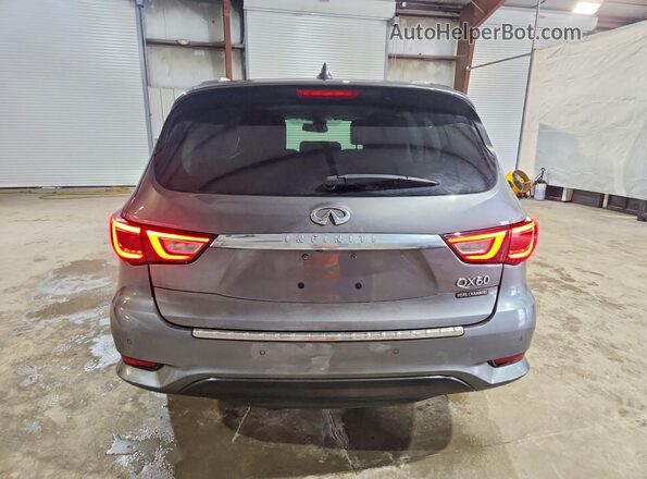 5N1DL0MM2HC545421 2017 INFINITI QX60 Gray Вид ззаду