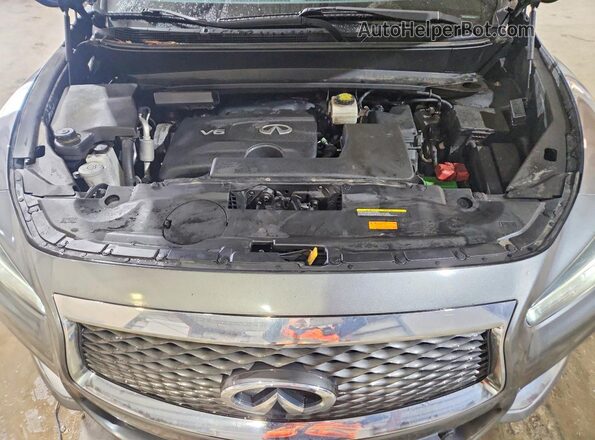 5N1DL0MM2HC545421 2017 INFINITI QX60 Gray Вид підкапотного простору