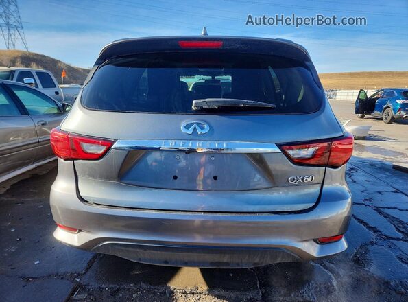 5N1DL0MM3JC523305 2018 INFINITI QX60 Gray Հետևի տեսք