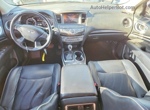 5N1DL0MM3JC523305 2018 INFINITI QX60 Gray Առջևի վահանակի տեսք