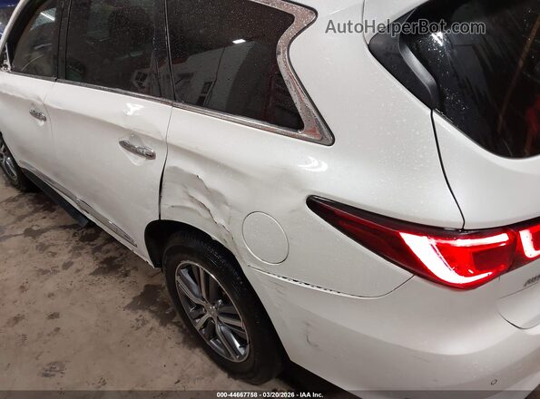 5N1DL0MM4KC561403 2019 INFINITI QX60 White Դիմացի տեսք