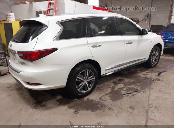 5N1DL0MM4KC561403 2019 INFINITI QX60 White Հետևի աջ