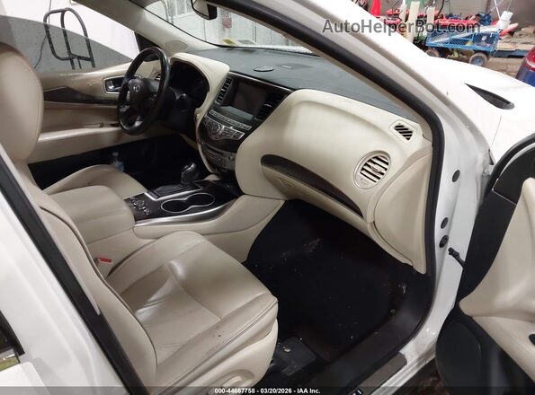 5N1DL0MM4KC561403 2019 INFINITI QX60 White Սալոնի դիմացի տեսք
