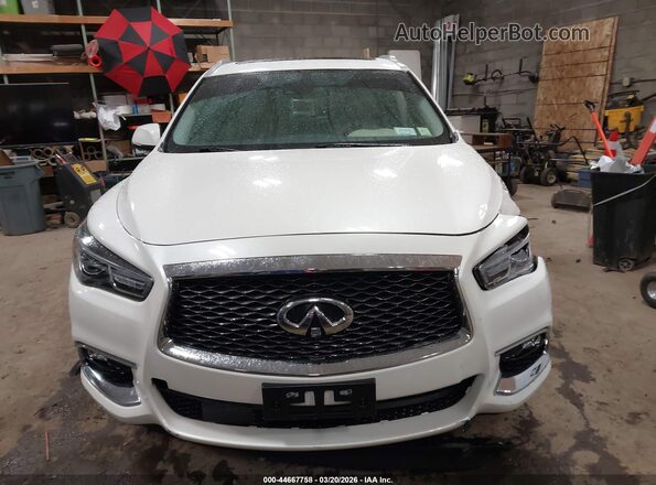 5N1DL0MM4KC561403 2019 INFINITI QX60 White Սարքավորումների վահանակի տեսք