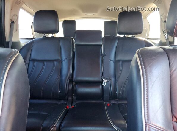 5N1DL0MM5JC509647 2018 INFINITI QX60 Black უკანა სავარძლების ხედი