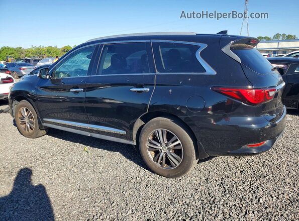 5N1DL0MM5JC509647 2018 INFINITI QX60 Black უკანა მარცხენა