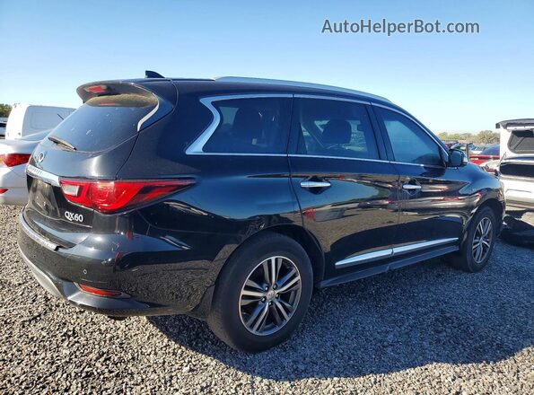 5N1DL0MM5JC509647 2018 INFINITI QX60 Black უკანა მარჯვენა