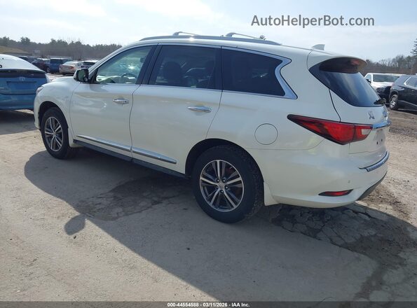 5N1DL0MM7HC514990 2017 INFINITI QX60 White Trasero izquierdo