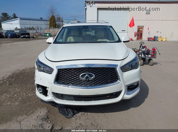 5N1DL0MM7HC514990 2017 INFINITI QX60 White Vista del cuadro de instrumentos