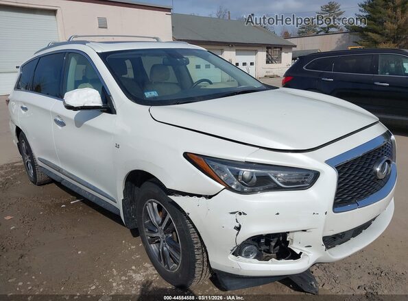 5N1DL0MM7HC514990 2017 INFINITI QX60 White Vista frontal