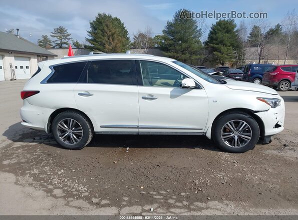 5N1DL0MM7HC514990 2017 INFINITI QX60 White Vista interior trasera