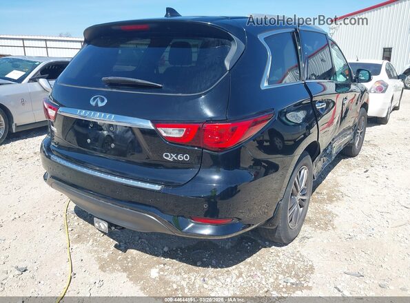 5N1DL0MM7HC555703 2017 INFINITI QX60 Black Հետևի աջ