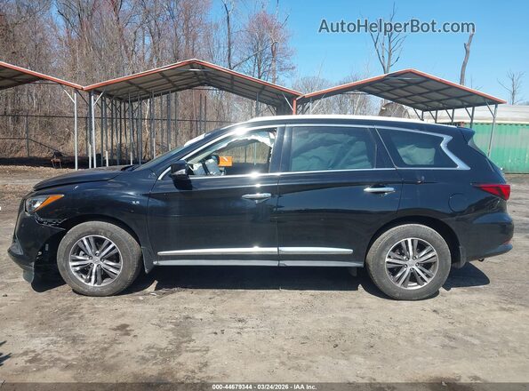 5N1DL0MM8LC523576 2020 INFINITI QX60 Black Սալոնի 360 աստիճան տեսք