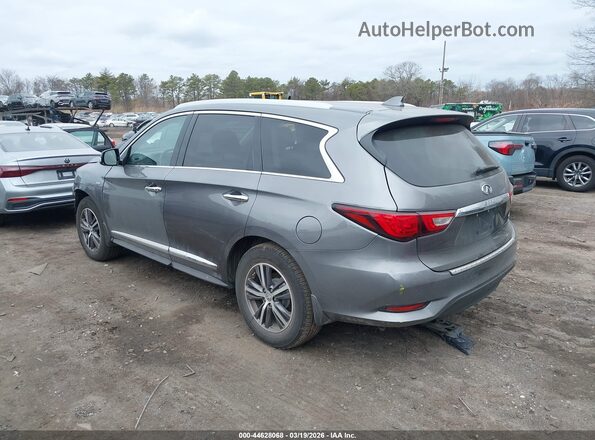 5N1DL0MM9HC546680 2017 INFINITI QX60 Gray Trasero izquierdo